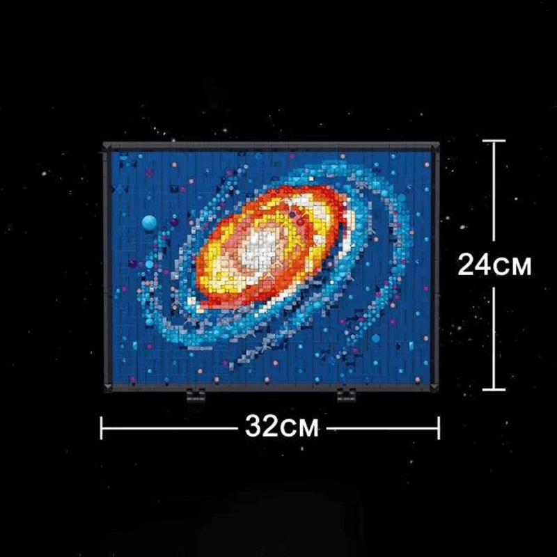 Milky Way 2437Pcs 3D Brick Model
