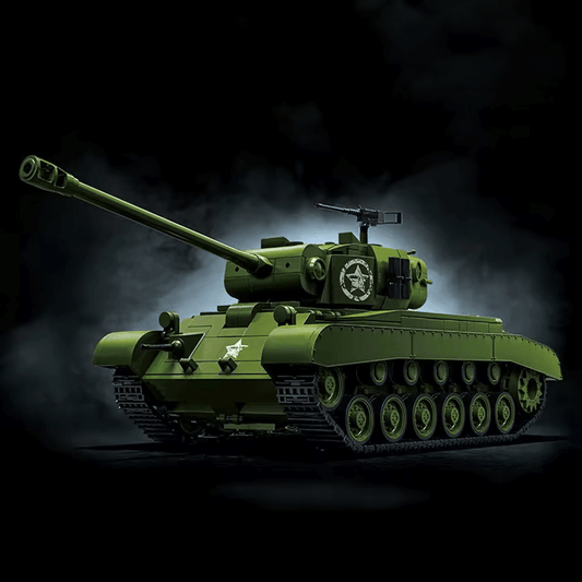 M26 Pershing Heavy Tank 1702pcs Model – Rotating Turret - RBrickstem®