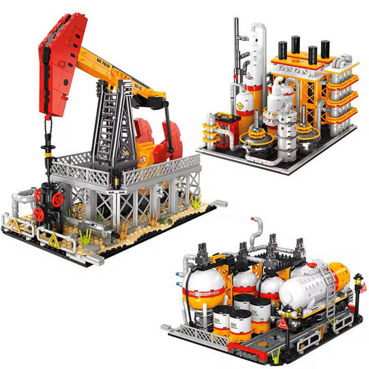 Industrial Oil Refinery Complex 2140Pcs - RBrickstem®