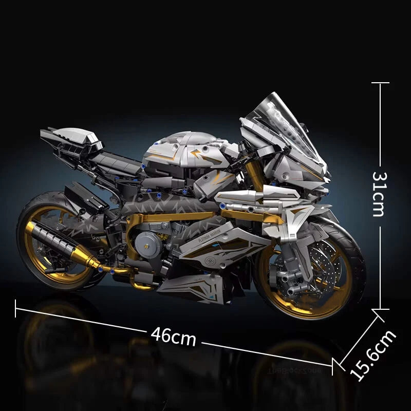 German Performance Bike Model 2044pcs 1:5 Scale - RBrickstem®