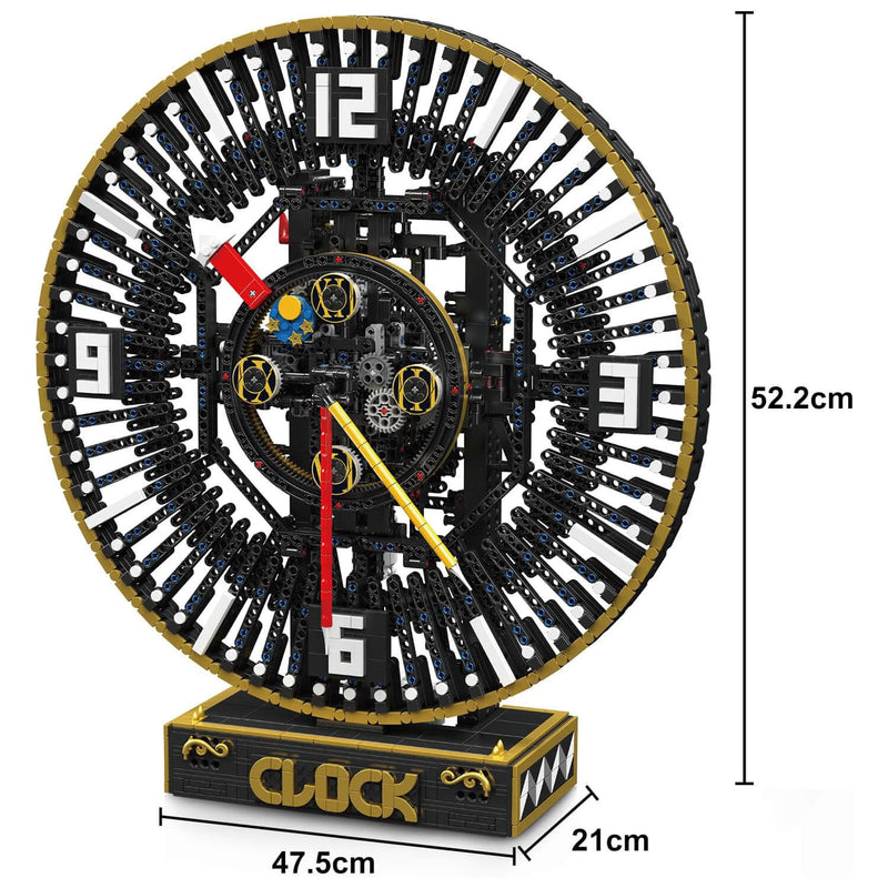 Motorised Steam Punk Mechanical Clock 3674PCS - RBrickstem®