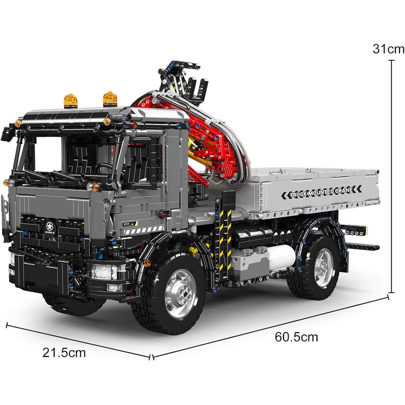 Remote-Controlled Construction Crane Truck 3766PCS - RBrickstem®