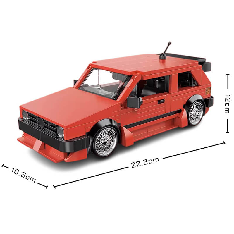 1:18 Classic German Hatchback 478PCS - RBrickstem®