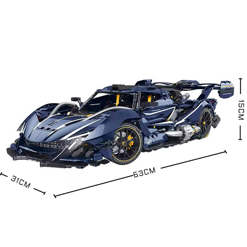 Midnight Edition "Intense Emotion" Hypercar 3655Pcs - RBrickstem®