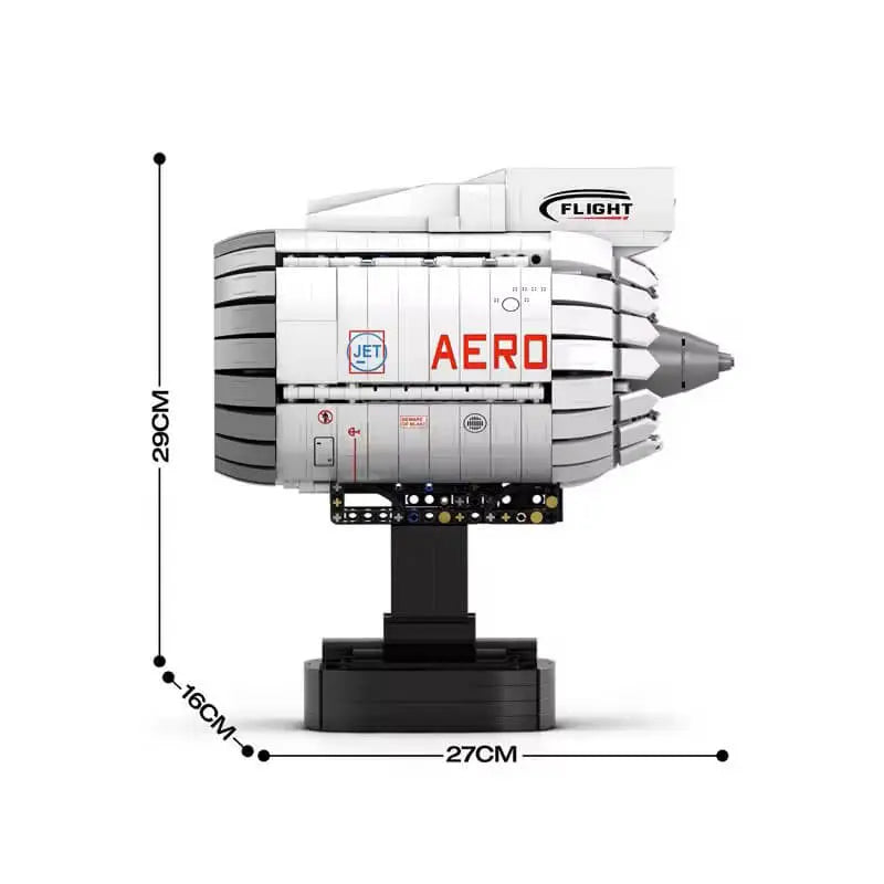 Aircraft Jet Turbine 1785Pcs - RBrickstem®