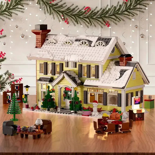 Christmas Winter Holiday Cabin 1155PCS
