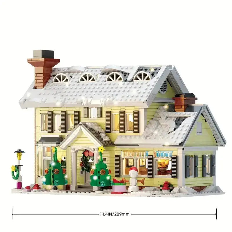 Christmas Winter Holiday Cabin 1155PCS