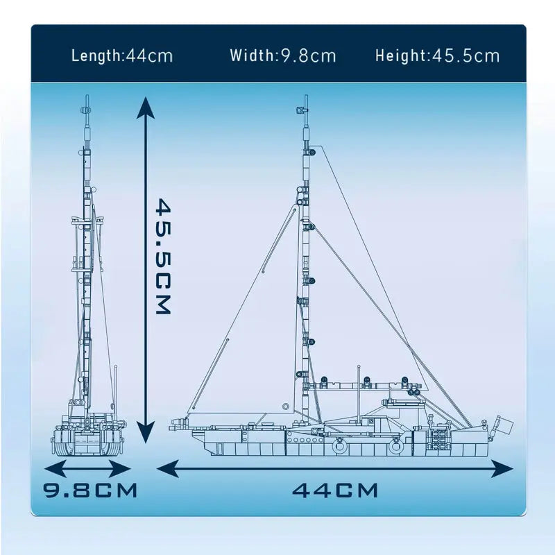 Modern Ocean Cruiser 766pcs - RBrickstem®