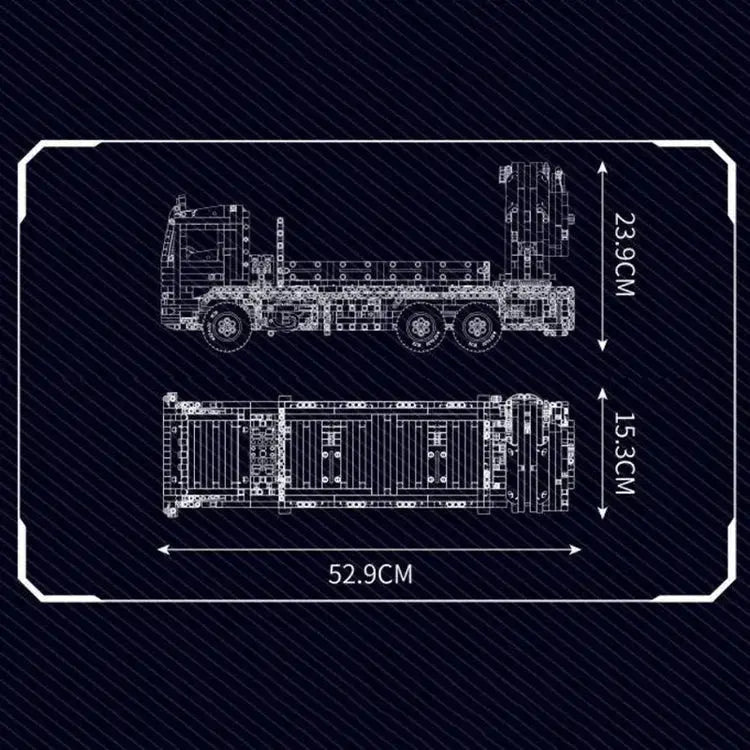 REMOTE CONTROLLED CRANE TRUCK 2529PCS