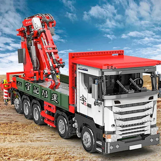 REMOTE CONTROLLED CRANE TRUCK 3925PCS