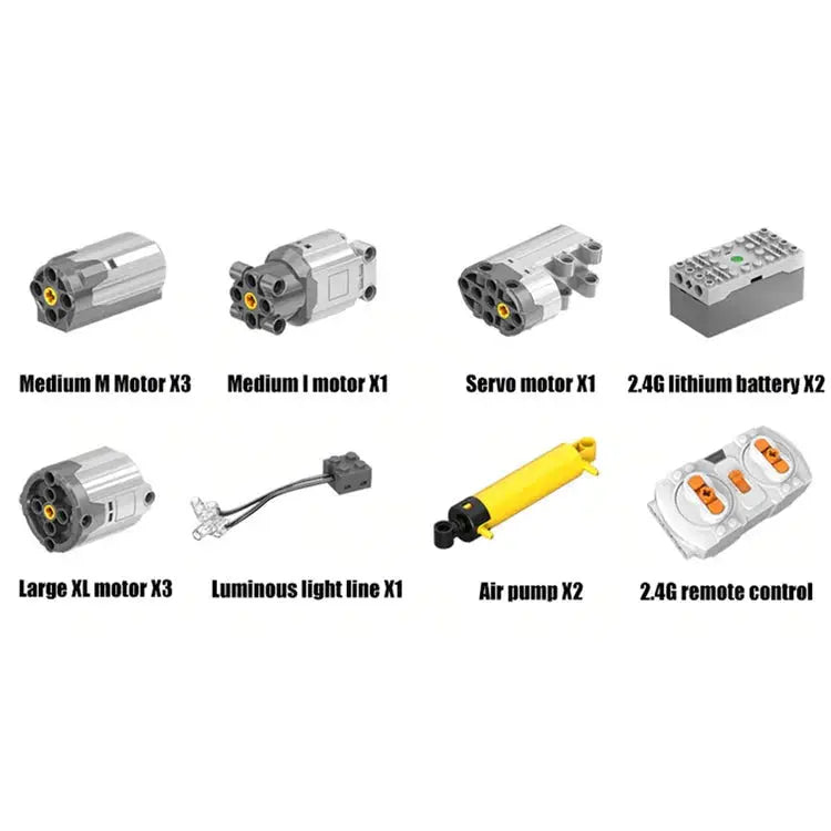 REMOTE CONTROLLED CRANE TRUCK 3925PCS