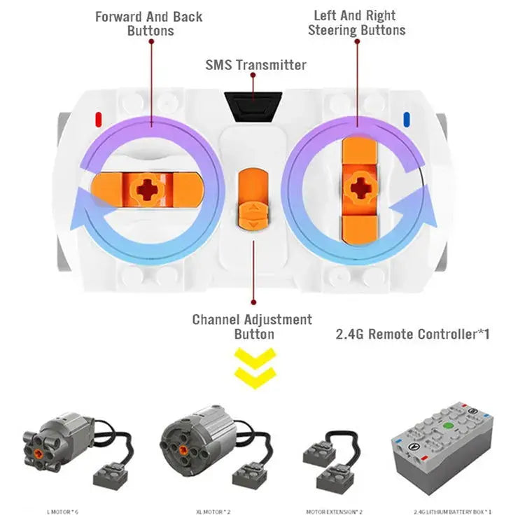 REMOTE CONTROLLED HEAVY DUTY DIGGER 4342PCS