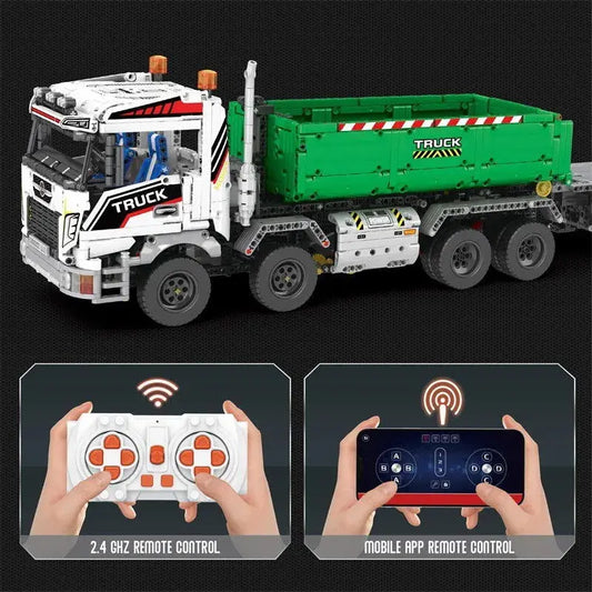 REMOTE CONTROLLED SKIP & TOW TRUCK 2949PCS