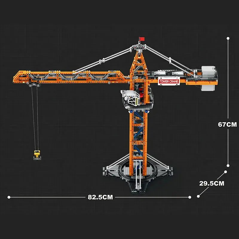 REMOTE CONTROLLED TOWER CRANE 1287PCS