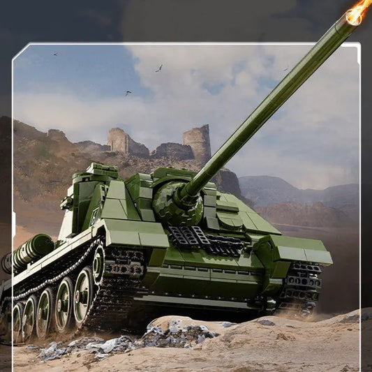 Remote Controlled SU-100 Tank Destroyer 1700pcs