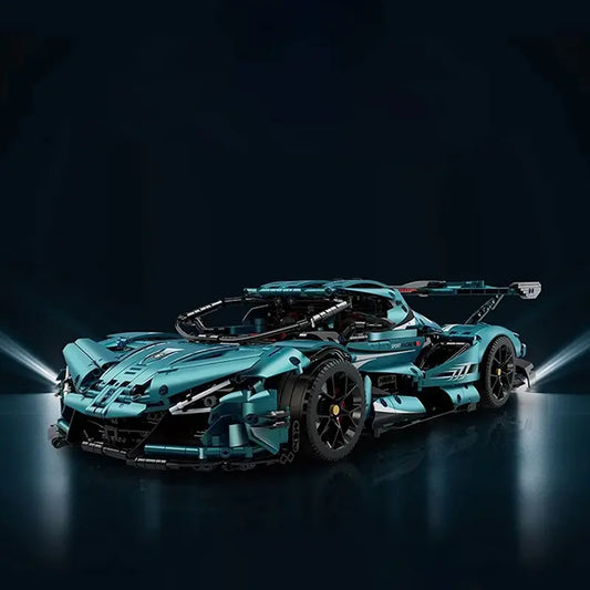 Satin Blue Intense Emotion Hypercar 3467pcs