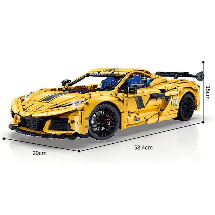 THE ALL AMERICAN SUPERCAR 3787PCS Remoto Controlled