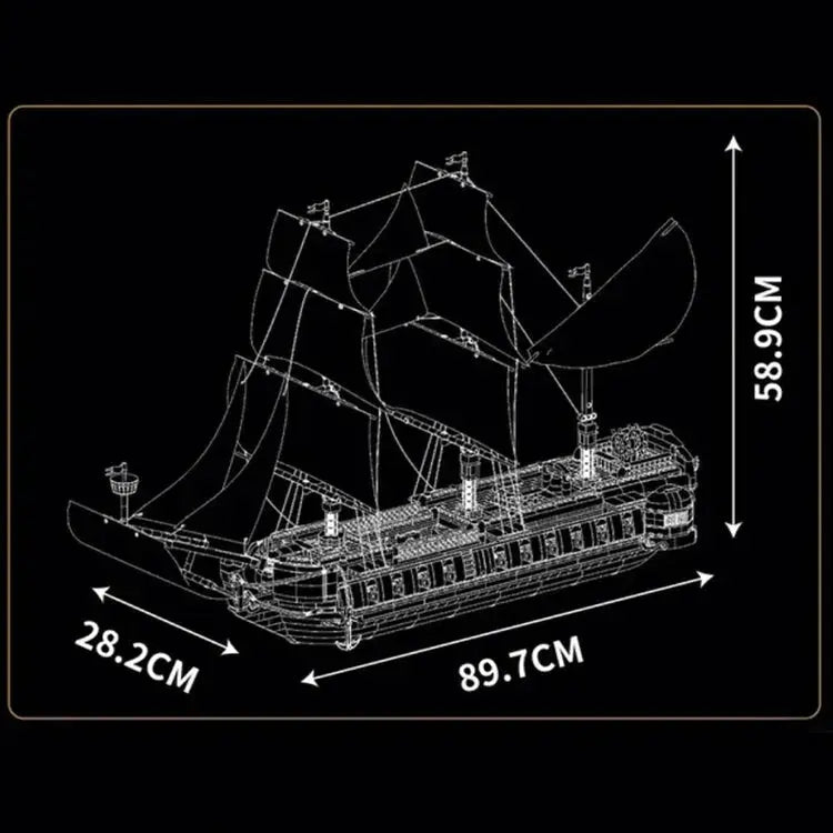 THE ULTIMATE SAILING SHIP 3579PCS