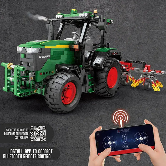 Tech Group Set - Construction Tractor RC Model Building Block Toys