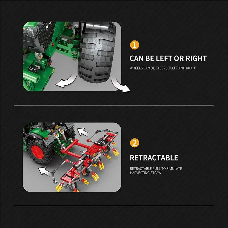 Tech Group Set - Construction Tractor RC Model Building Block Toys