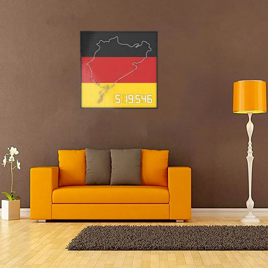 The Green Hell Track Map 1253pcs