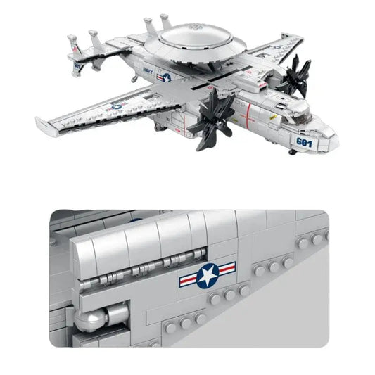 USN E-2C Hawkeye Airplane 1600 Pcs