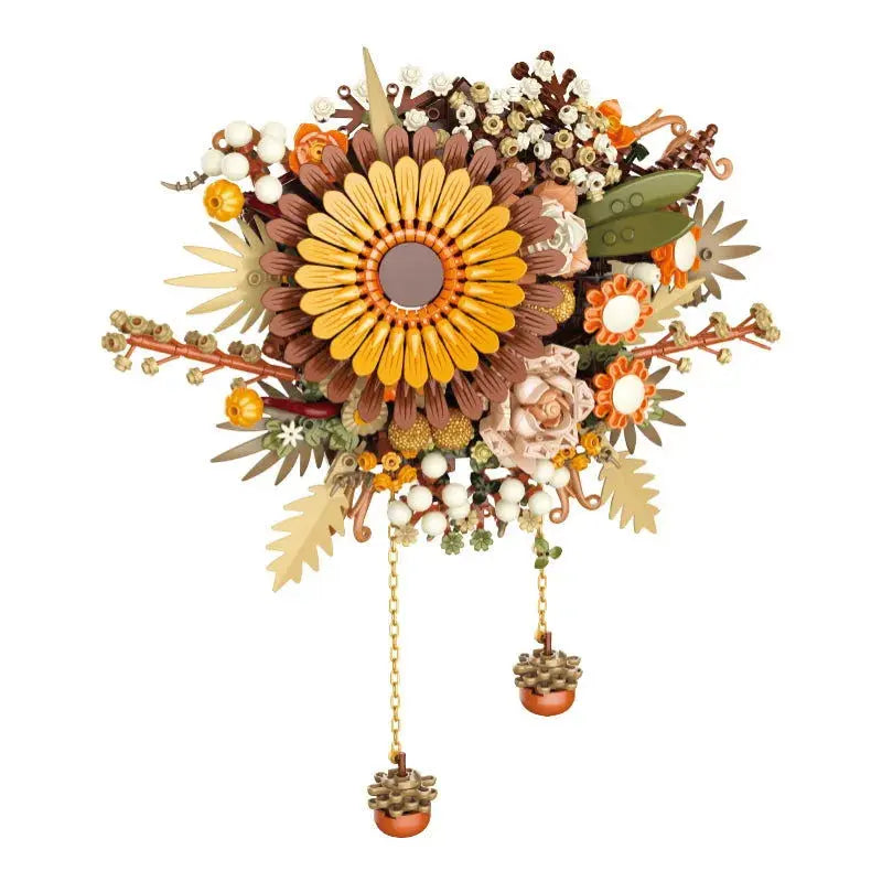 Unique Dried Flowers Building Set 800+Pcs Style B