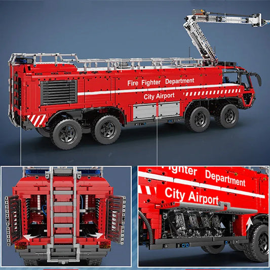 Airport Firetruck 6653pcs - RBrickstem®