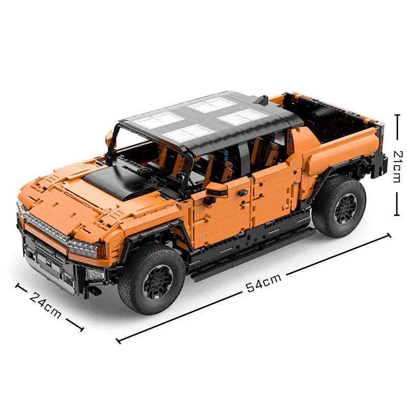 Remote Controlled Hummer EV Truck 3755pcs - RBrickstem®