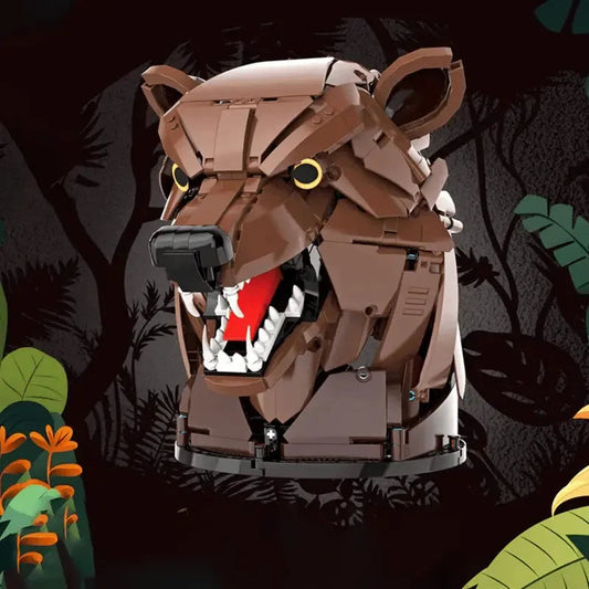 Bear Head 1005pcs - RBrickstem®