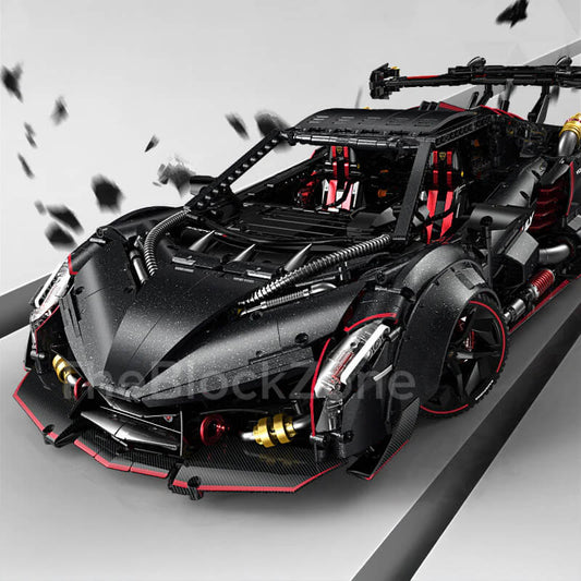 Limited Edition Meteorite Black Supercar 3808PCS - RBrickstem®