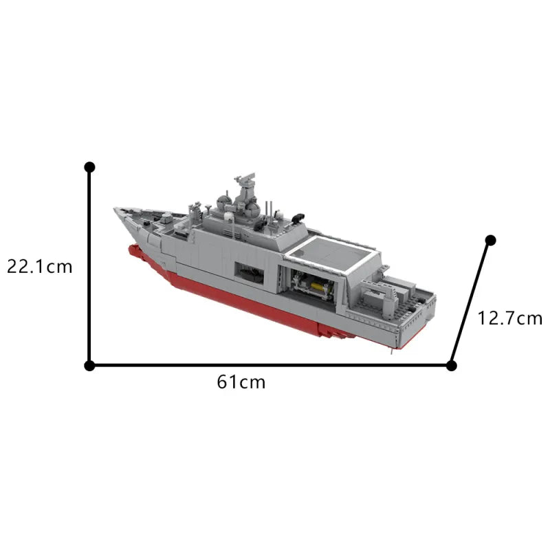 Dutch Navy City - Class Mine Countermeasures Vessel 1921pcs - RBrickstem®