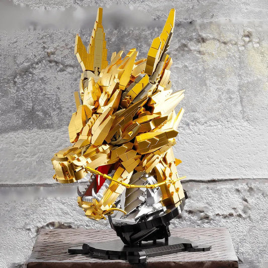Gold Edition Dragon Head 2571pcs - RBrickstem®