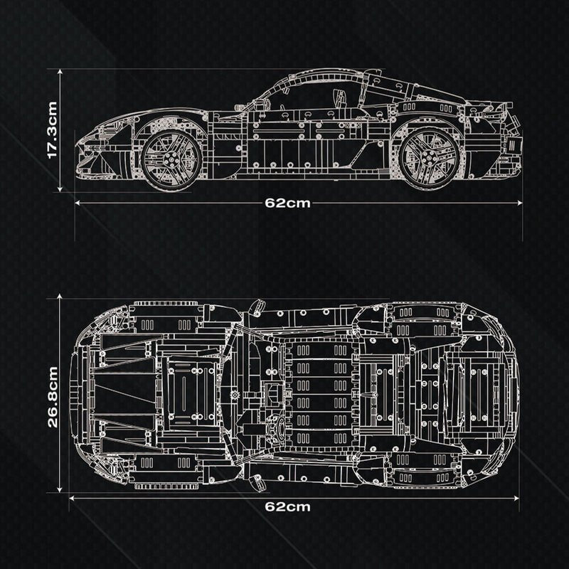 Limited Edition Bronze Maserati GranTurismo 5479PCS - RBrickstem®