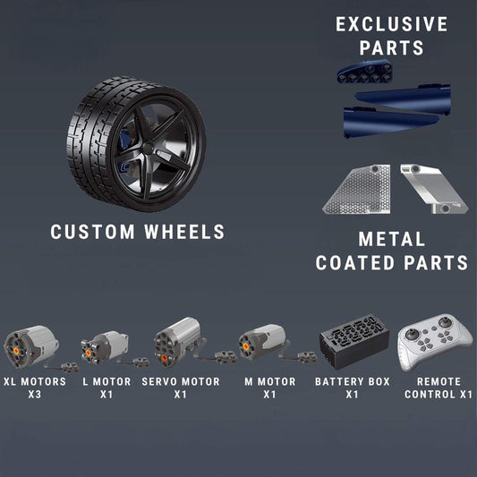 Limited Edition Prancing Horse Hypercar 4702Pcs - RBrickstem®