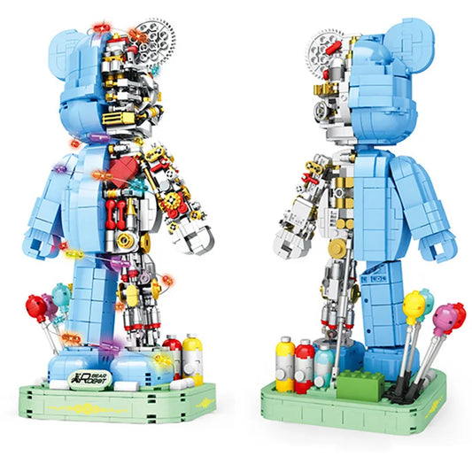 BearBlock #PlayPanda 400% 1160pcs - RBrickstem®