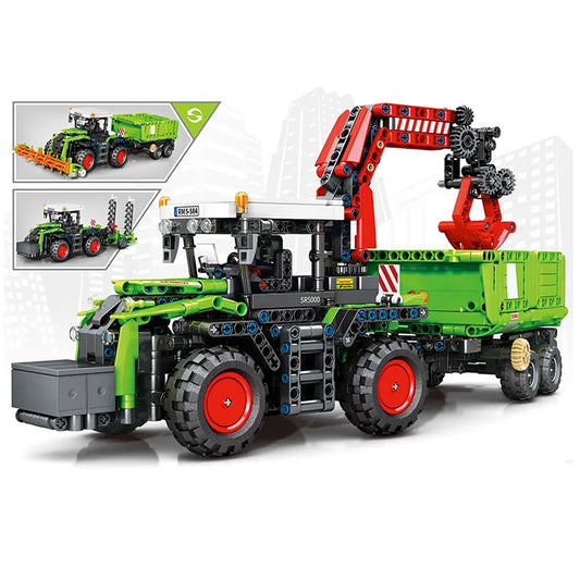 Remote Controlled Harvesting Tractor 1480pcs