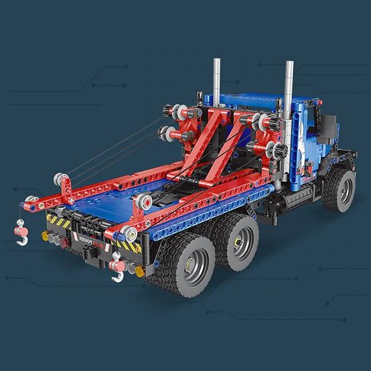 Remote Controlled Flatbed Tow Truck 1063pcs - RBrickstem®
