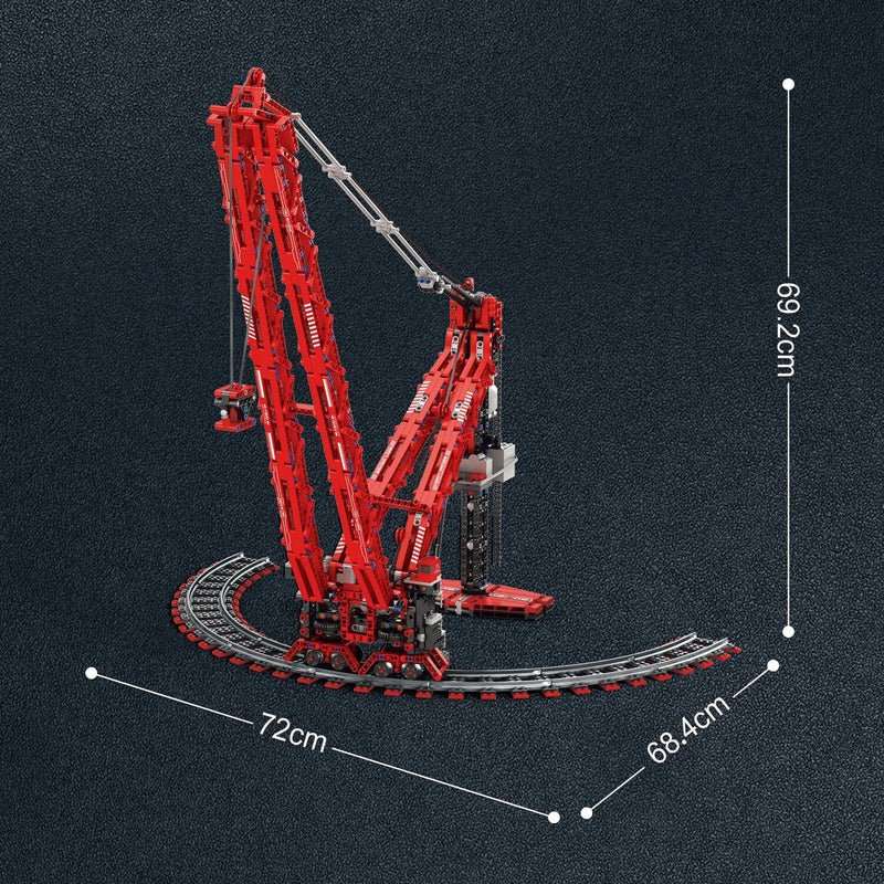 The World’s Strongest Land‑Based Crane 1195Pcs