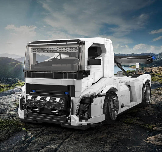 High-Performance European Race Truck Model 1603Pcs
