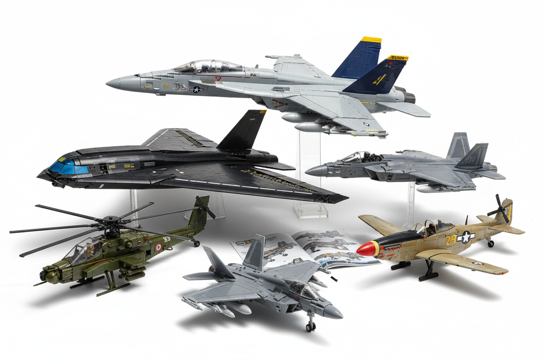 Iconic Military Aircraft Model Kits: F-18, B-2 & More | RBrickstem