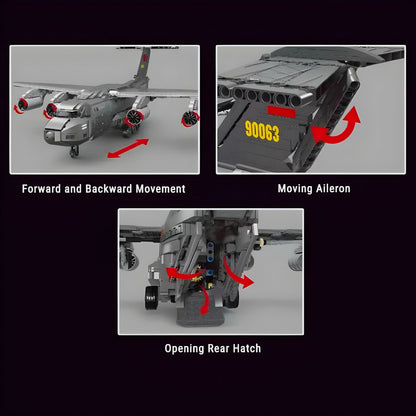 Y-20 Large Military Aircraft | 2202pcs