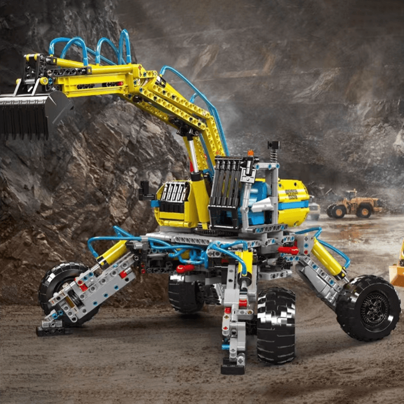 Pneumatic All-Terrain Excavator 1391pcs mySite