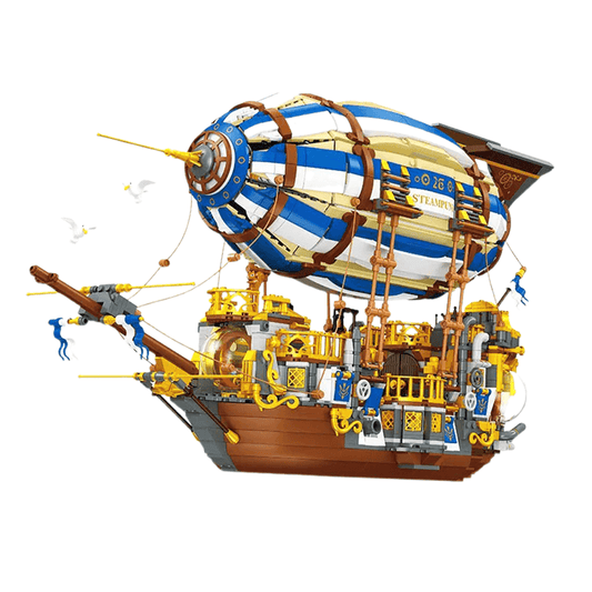 SteamPunk Airship 3271pcs - RBrickstem®