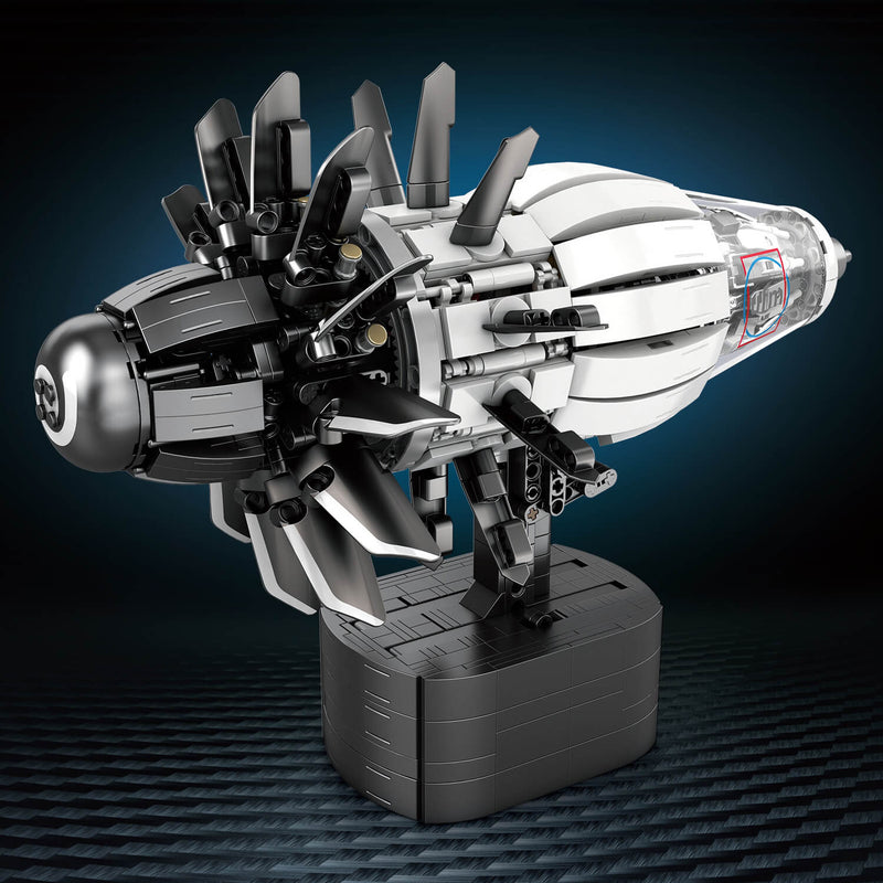 Motorised Aircraft Engine 1350Pcs - RBrickstem®