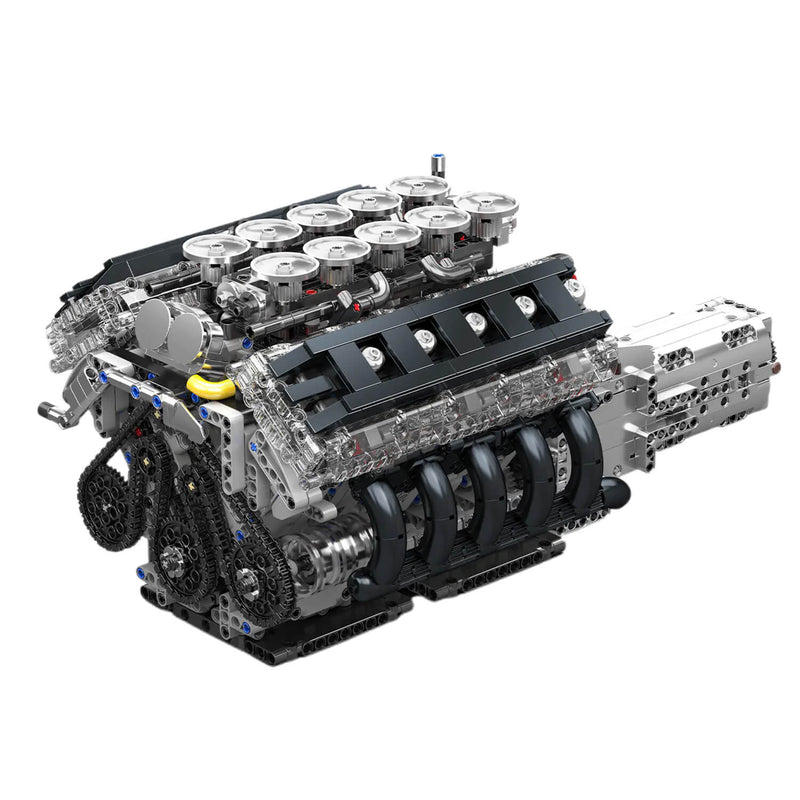 V10 Naturally Aspirated Japanese Engine 1833Pcs - RBrickstem®