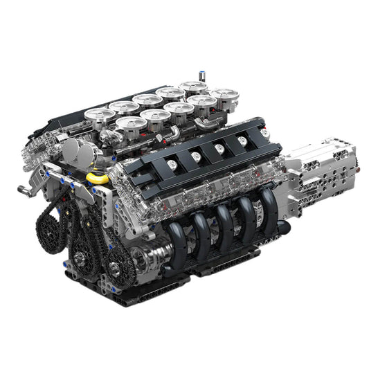 V10 Naturally Aspirated Japanese Engine 1833Pcs - RBrickstem®