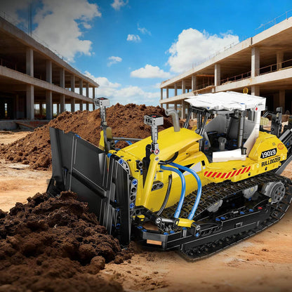 Pneumatic Bulldozer 1199Pcs - RBrickstem®