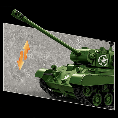 M26 Pershing Heavy Tank 1702pcs Model – Rotating Turret - RBrickstem®
