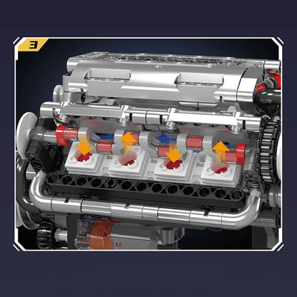 Motorised V8 Engine 534pcs mySite